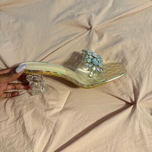 Iridescent heels
